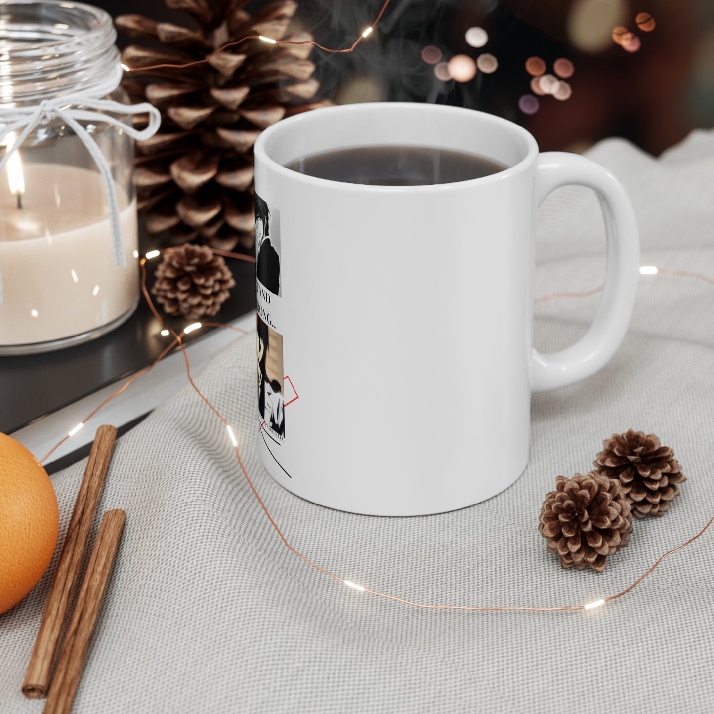 White "Death Note -Anime/Manga" 11oz Ceramic Mug from the 'TPPG-Apparels' Collection