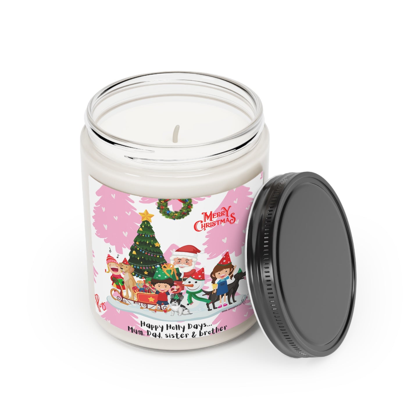 9oz (Cinnamon or Vanilla) Scented Candle from él "TPPG-Apparels" Collection