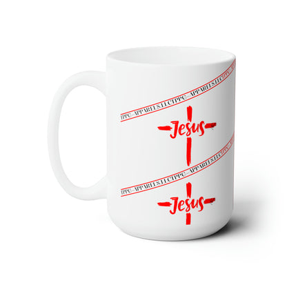 White 15oz "TPPG Jesus Brand" Ceramic Mug