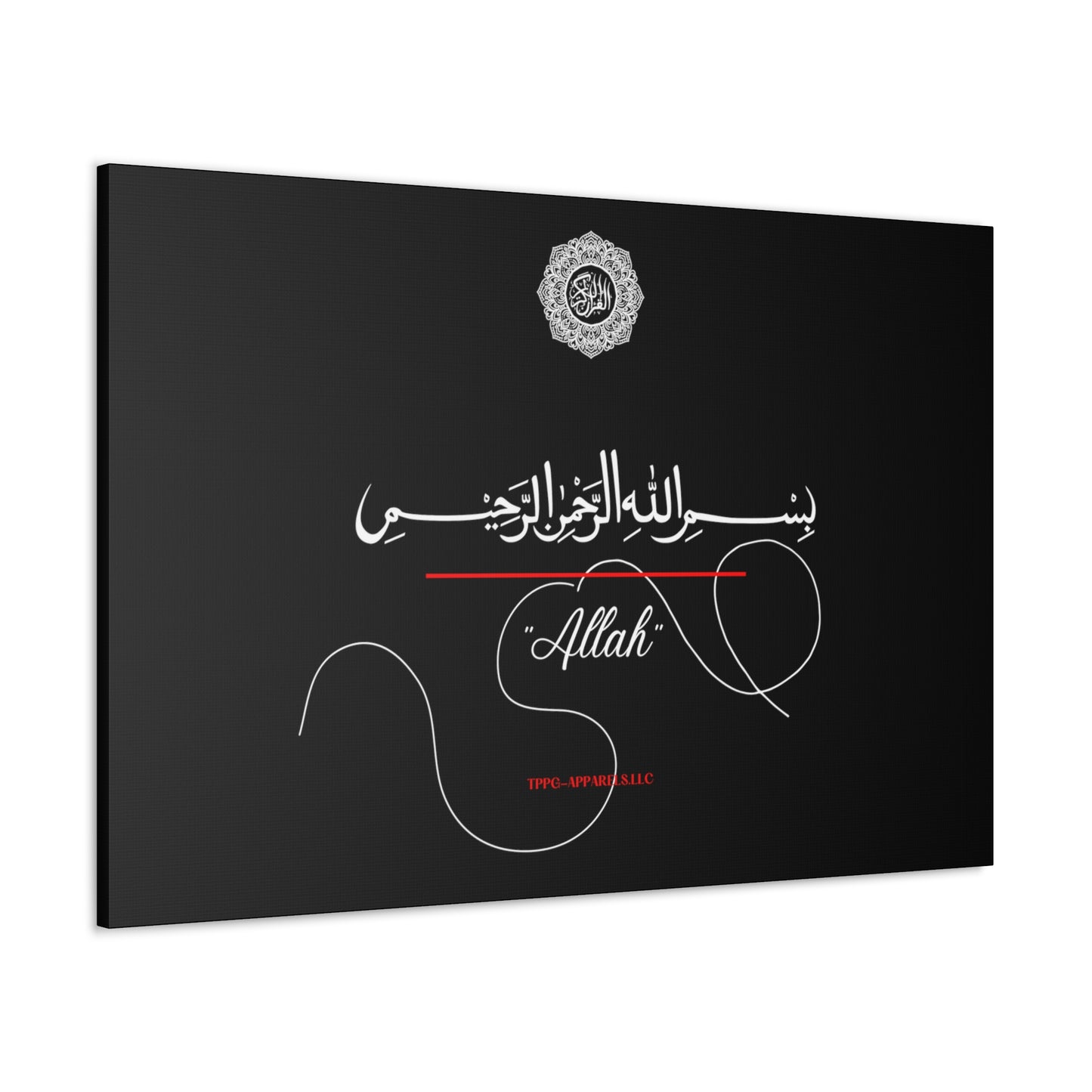 From our "TPPG Brand Arabic Faith Collection" - "Allah.." Canvas Gallery Wraps