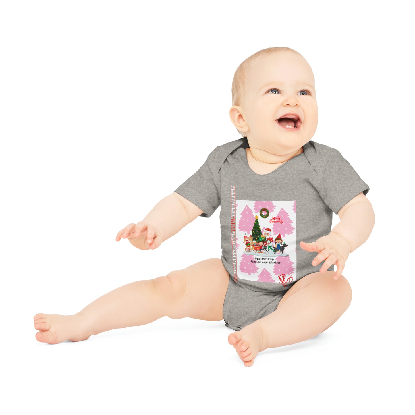 Comfortable, Colorful & Fun Apparels from "TPPG Baby Apparels Collection" Baby Organic Short Sleeve Bodysuit