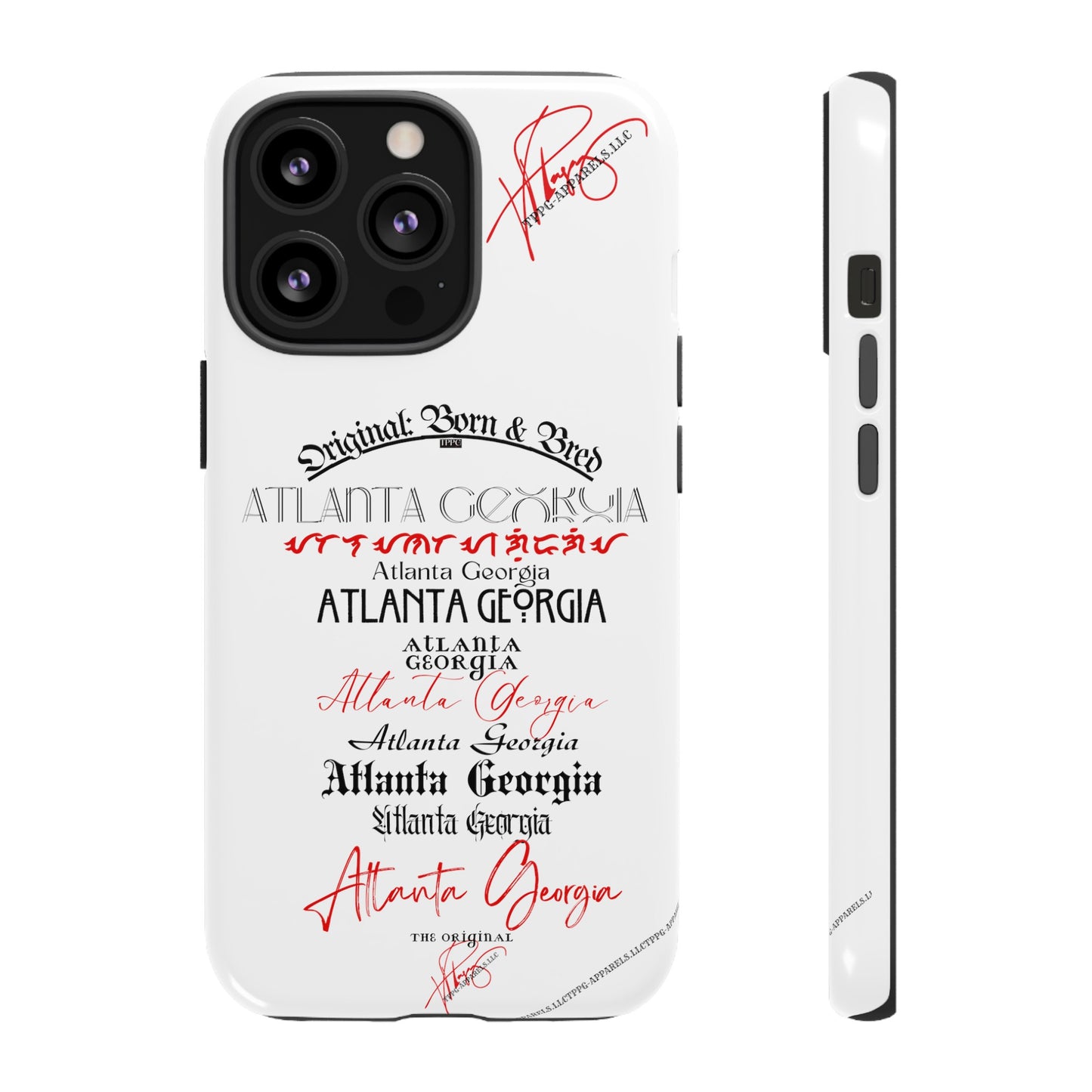 'ATL-Original Born & Bred' Design ~ Apple iPhones * Google Pixel * Samsung Galaxy Cases