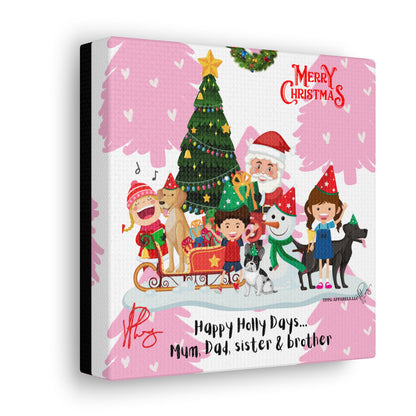 Holidays Time-"TPPG Brand Christmas Collection" - Canvas Gallery Wraps "- in Bold  familiar colors