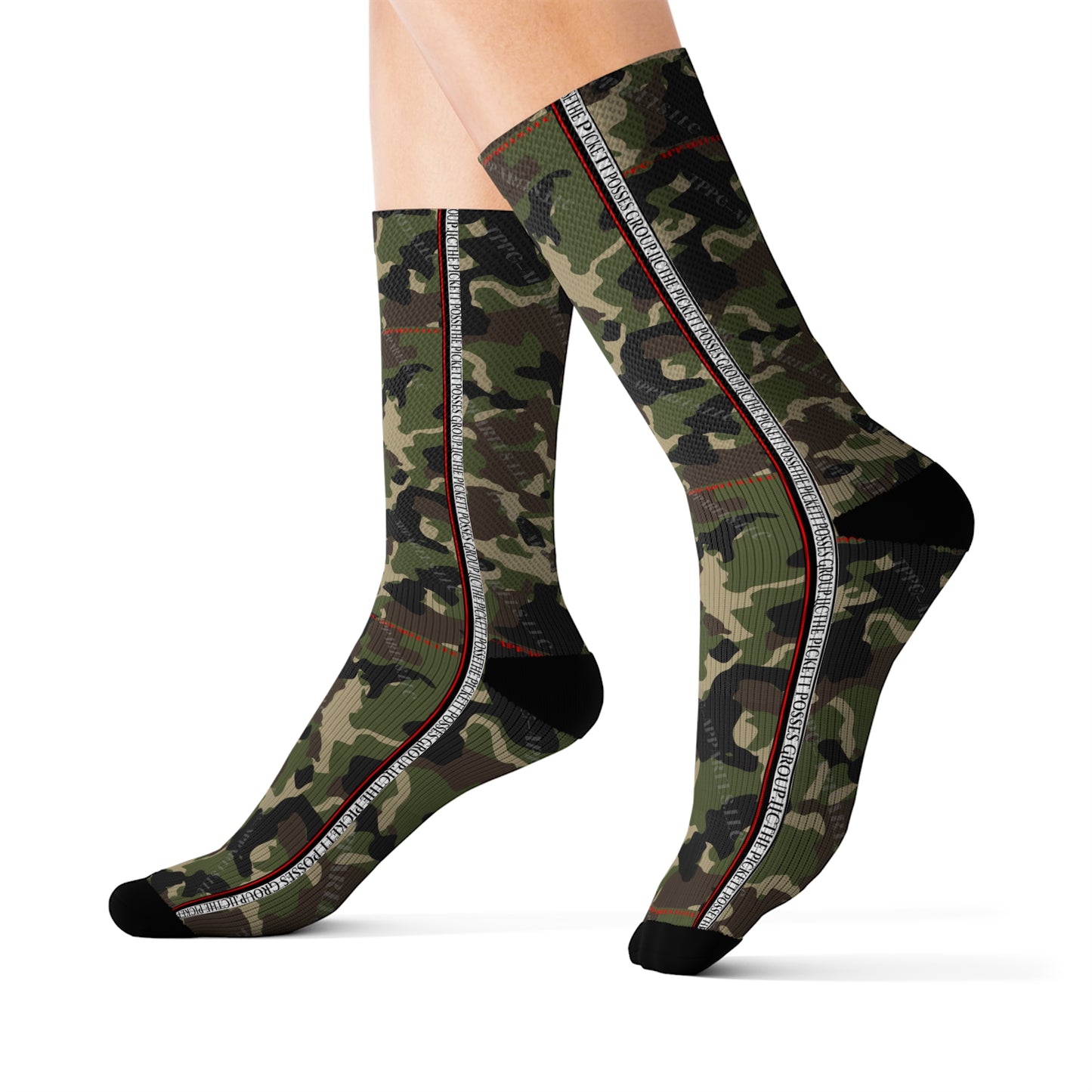 High Quality Cushioned 'TPPG Brand' Camo Style Socks