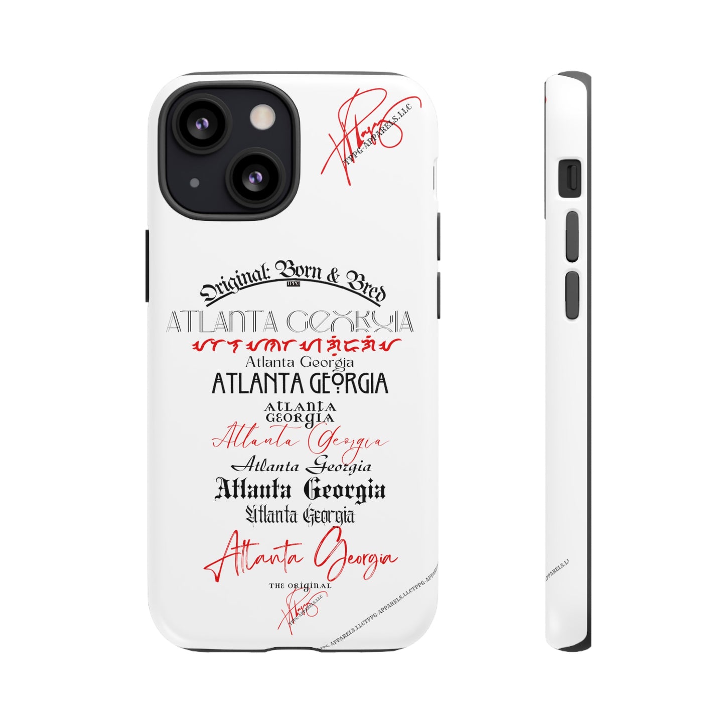 'ATL-Original Born & Bred' Design ~ Apple iPhones * Google Pixel * Samsung Galaxy Cases