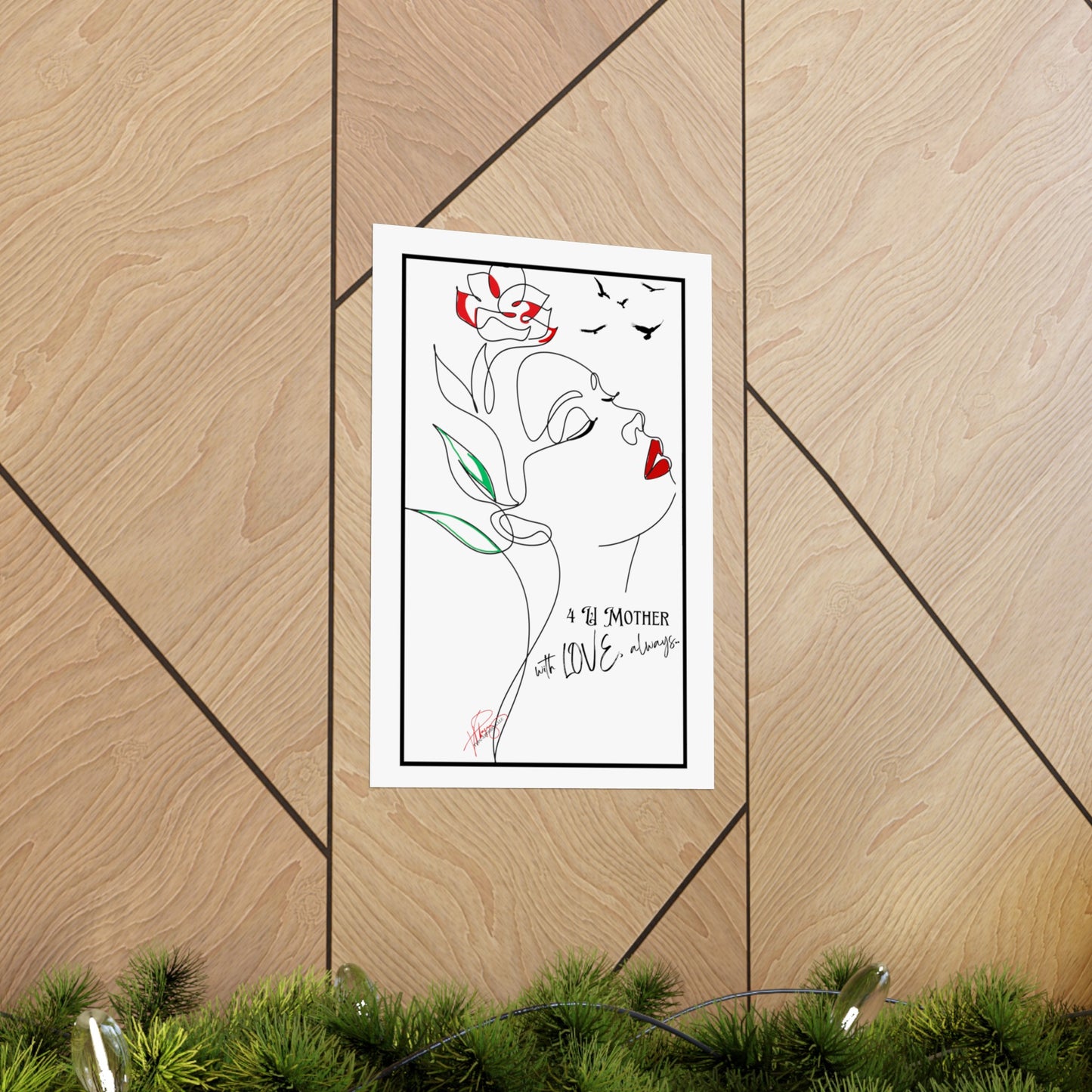 "Mother's Day" Vertical Matte Posters