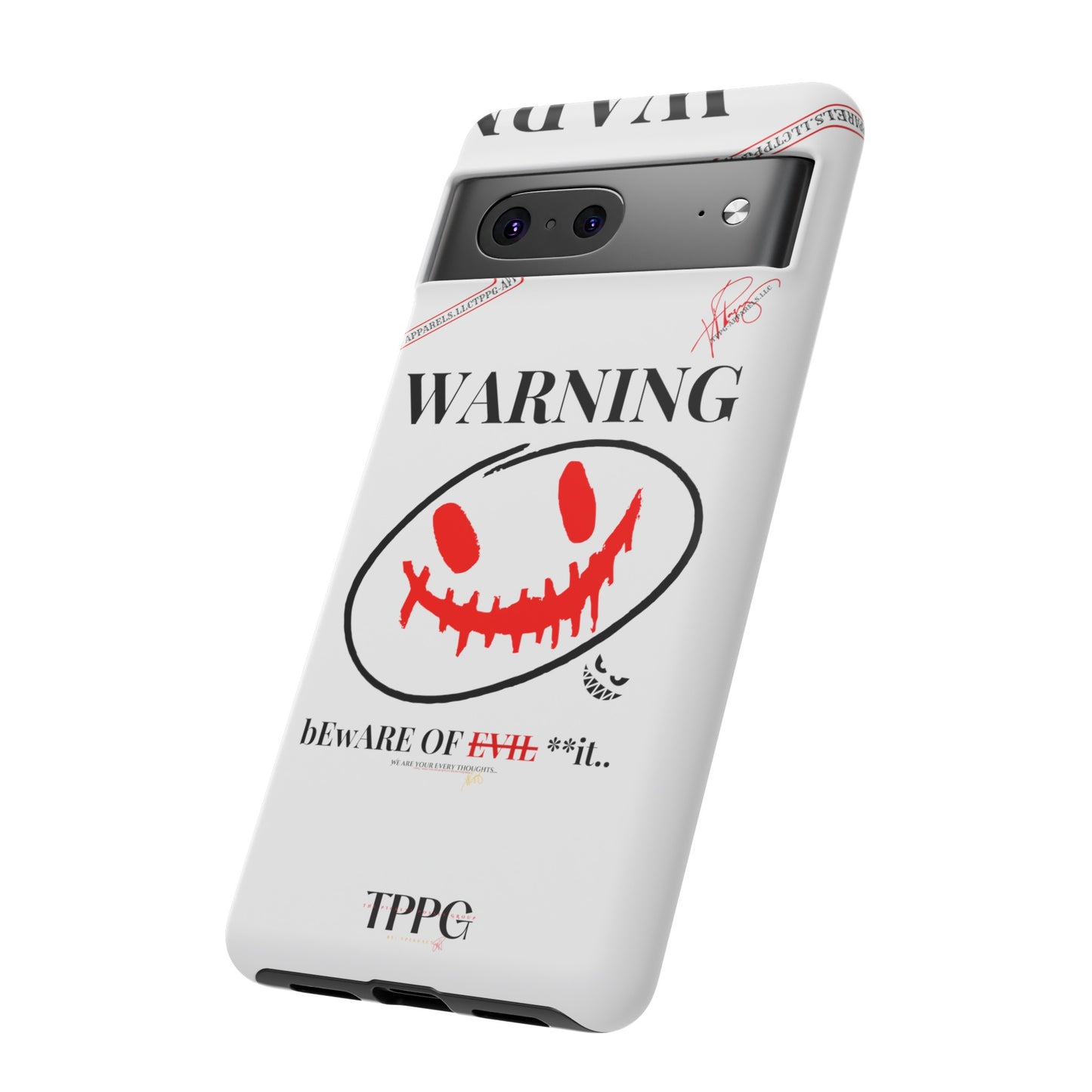 "WARNING-Evil"-Apple iPhones * Google Pixel * Samsung Galaxy Cases