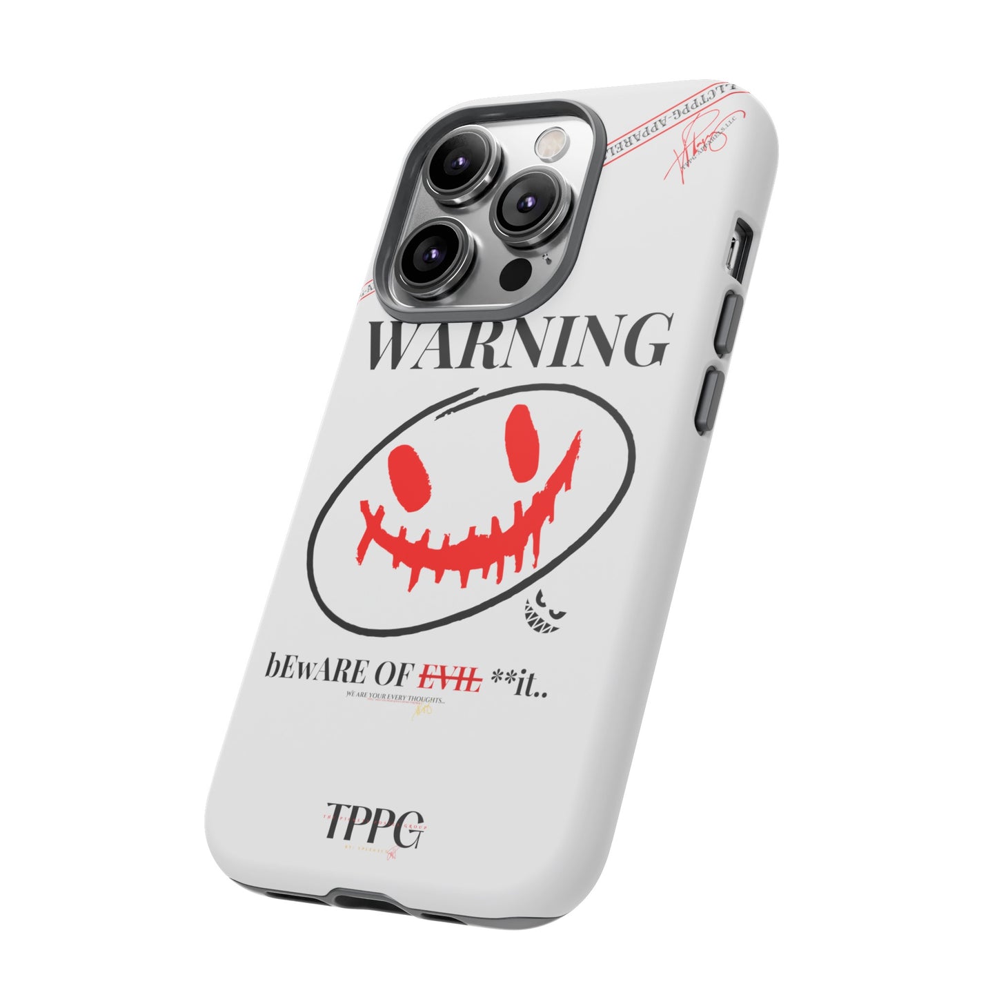 "WARNING-Evil"-Apple iPhones * Google Pixel * Samsung Galaxy Cases