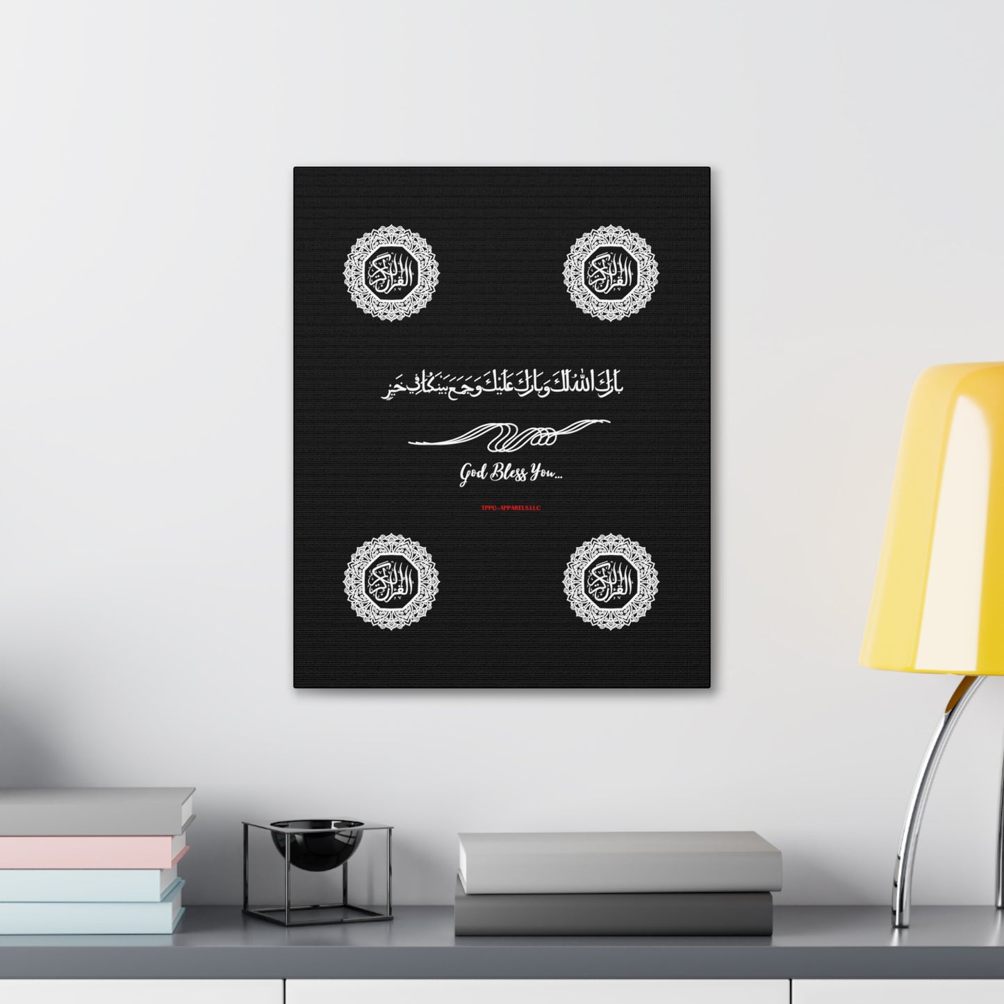 From our "TPPG Brand Arabic Faith Collection" - "Meaning:God Bless You.." Canvas Gallery Wraps