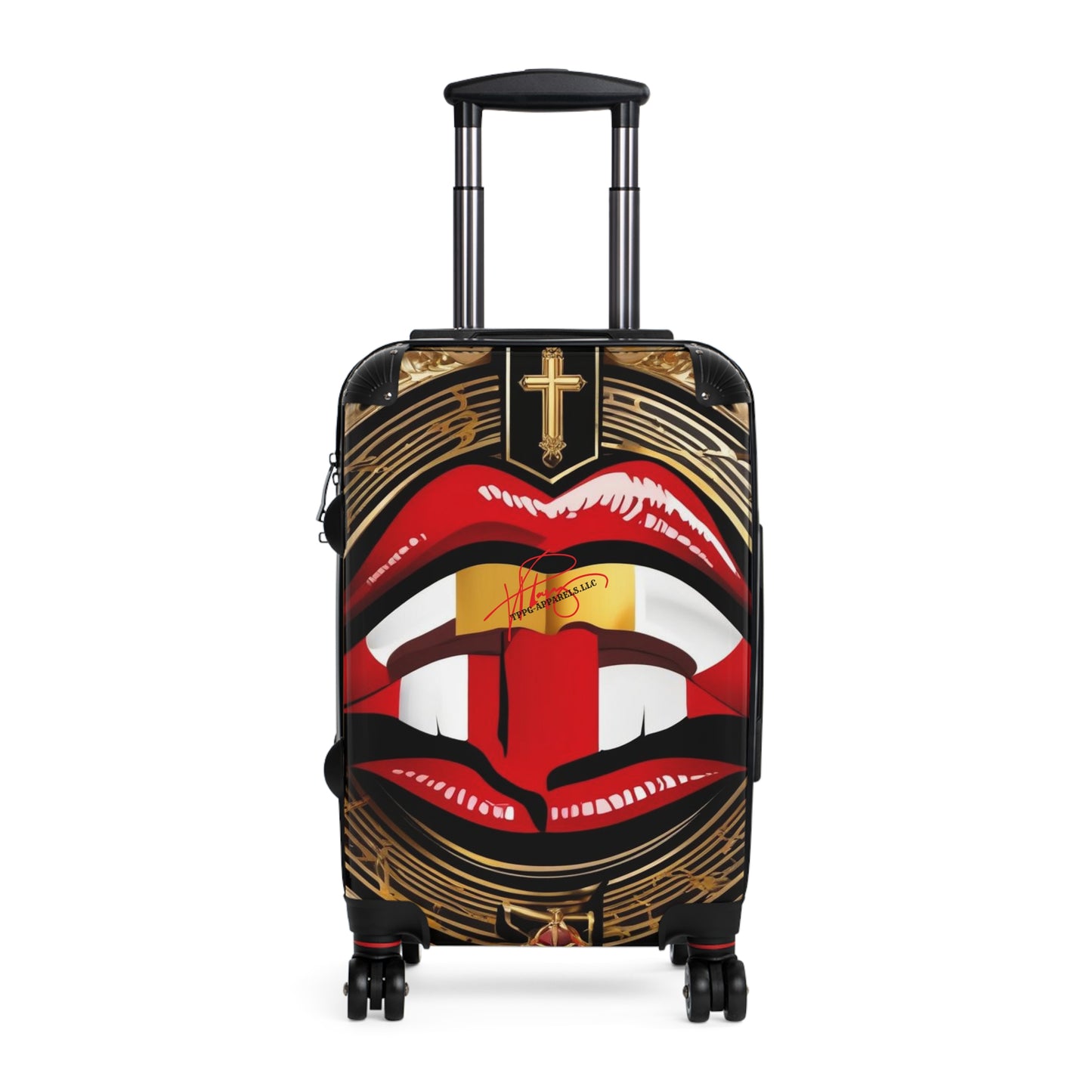 'Big Red Lips' Suitcase(s) on 360° Wheels